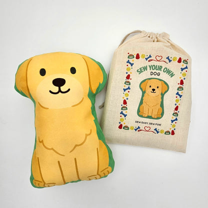 Easy plush dog sewing it