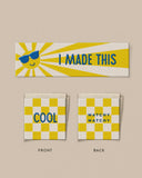 Sunny Cool Square and Rectangle Labels