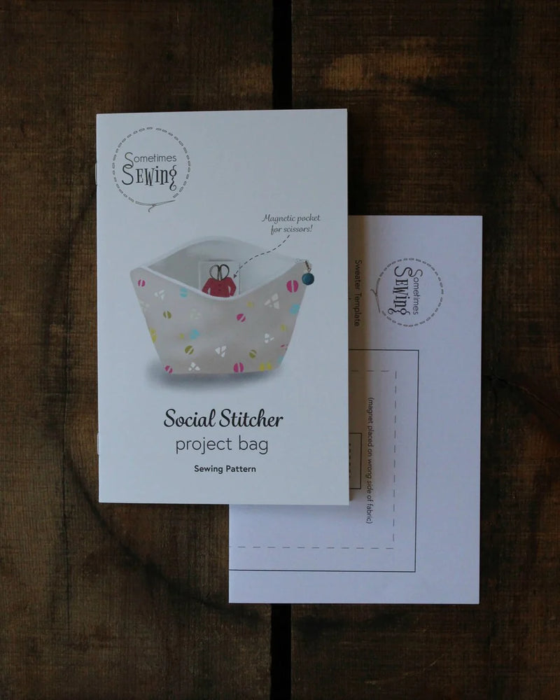 Social Stitcher Project Bag Sewing Pattern