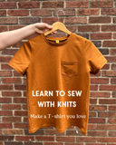 Learn to Sew with Knits: Make a T-shirt You Love w/ Nat