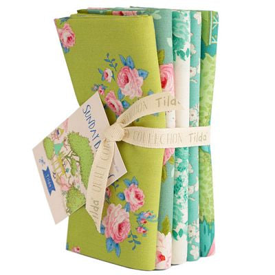 Sunday Brunch Fat Quarter Bundle - Lime