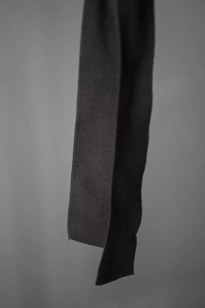 Black Cotton Rib