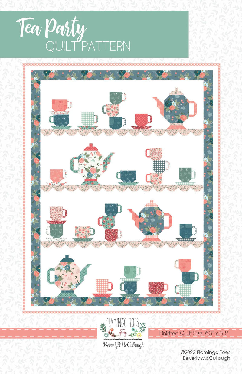 Tea Party Pattern by Flamingo Toes