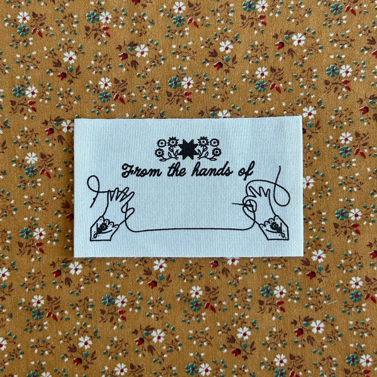 Cotton and Ochre Quilt Labels