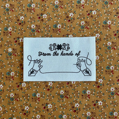 Cotton and Ochre Quilt Labels