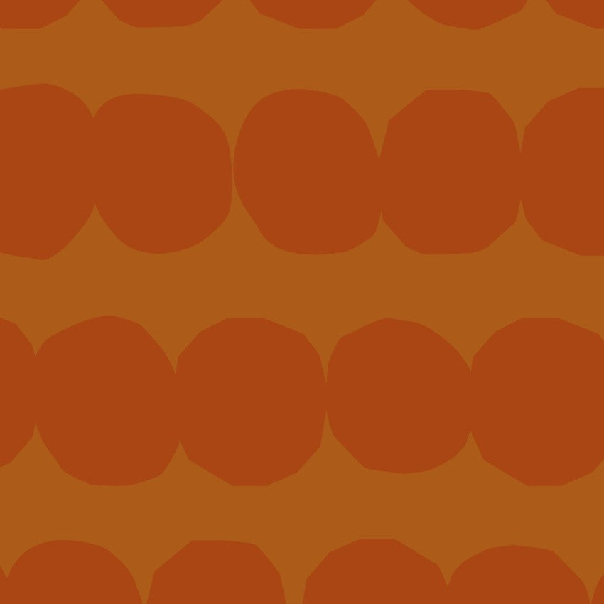 Cotton Sheeting Large Dots in Rust