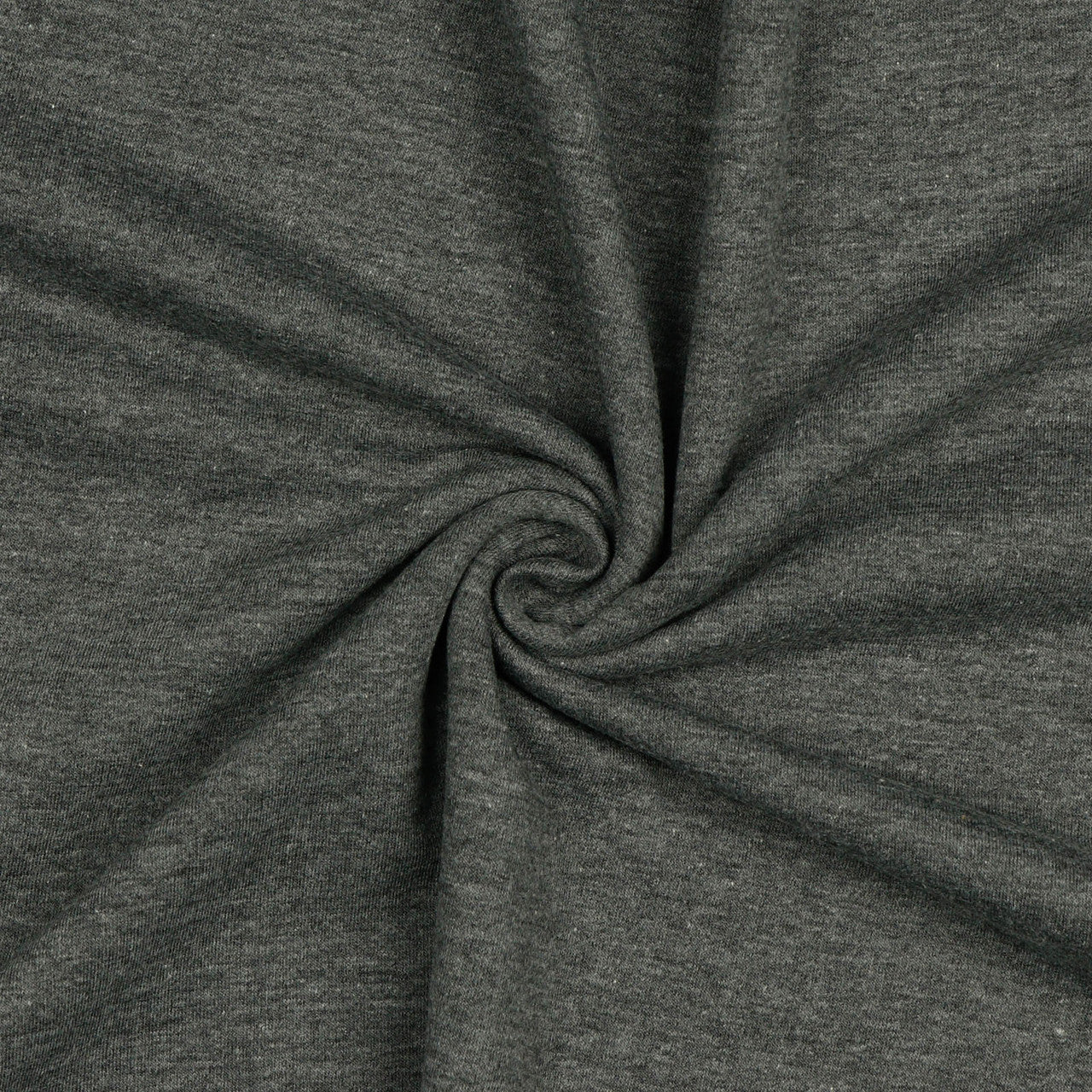 Sweat Fleece Knit in Grey Melange