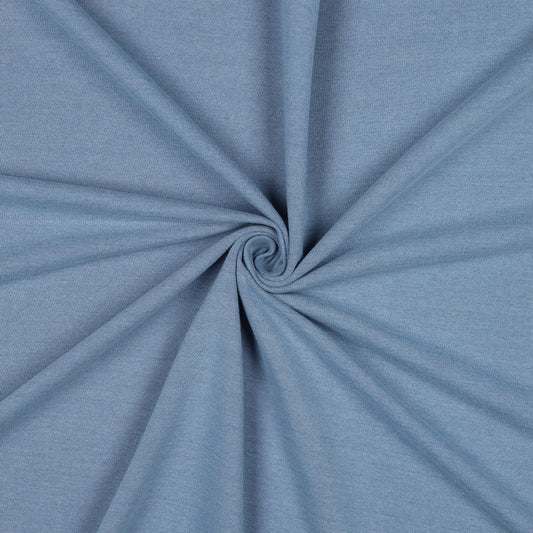 Denim French Terry Bleached Blue