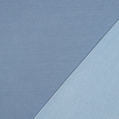 Denim French Terry Bleached Blue