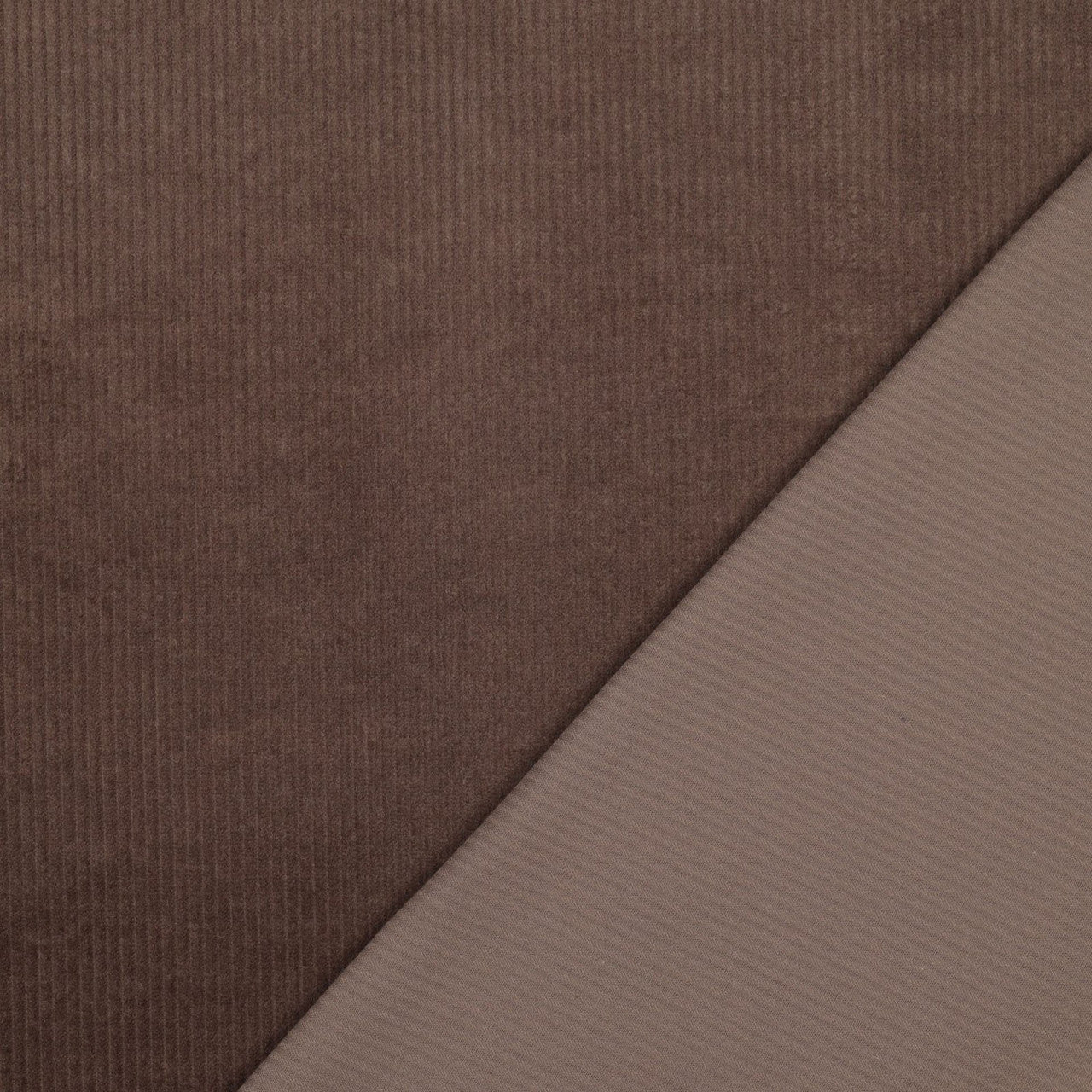 Midweight Corduroy Washed in Dark Brown