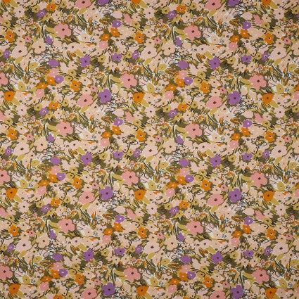 Nerida Hansen Fine Poplin Print: Floral Fest in Lilac