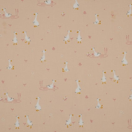 Poplin Prints: Birds in Powder