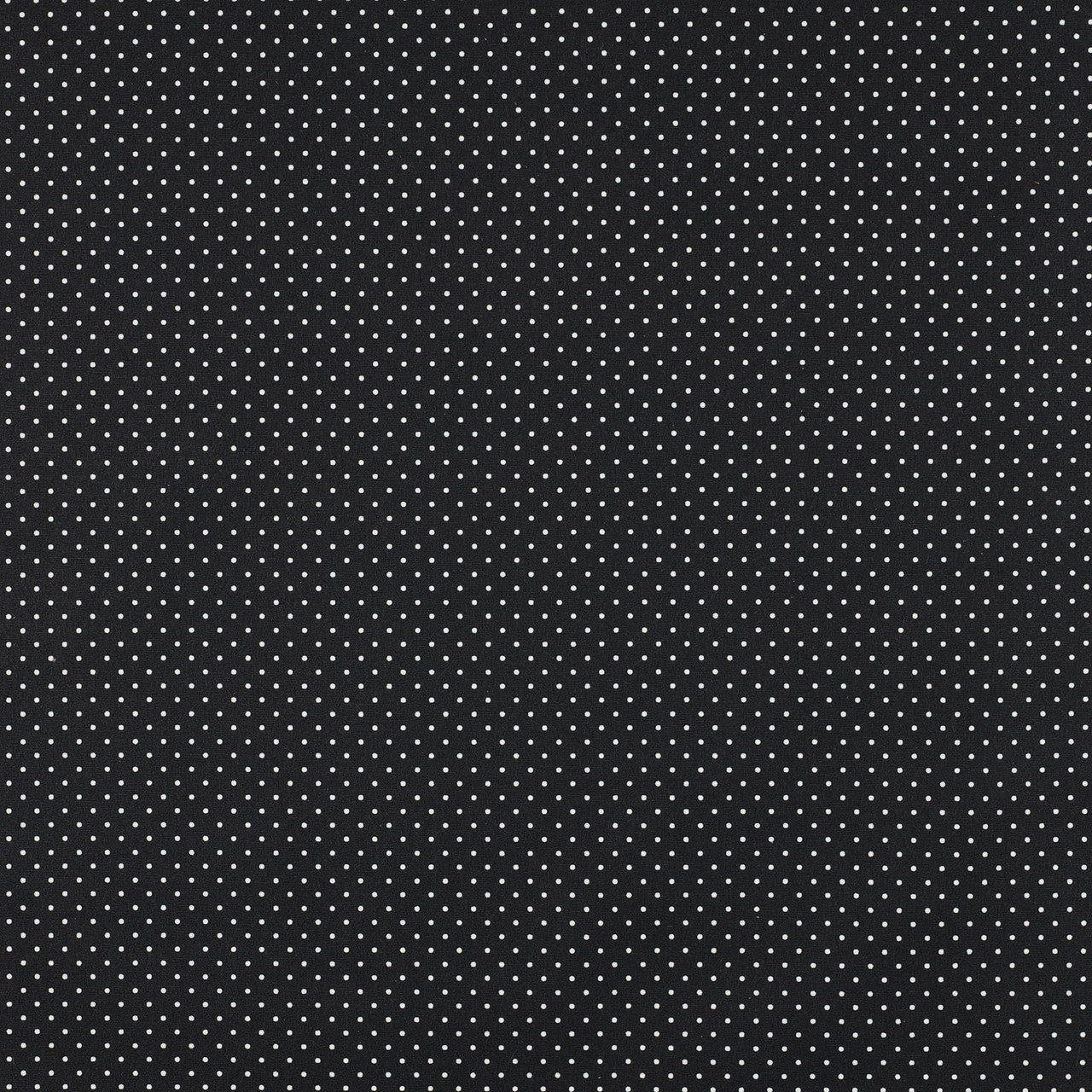 Lightweight Coated Cotton Petit Dots in Black