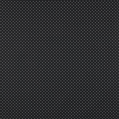 Lightweight Coated Cotton Petit Dots in Black