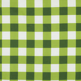 Lightweight Coated Cotton Checks in Dark Green