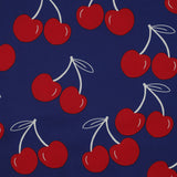 Lightweight Coated Cotton Cherries in Colbalt