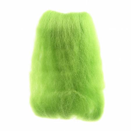 Wistyria Editions: 12" Wool Roving in Lime Green
