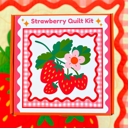 Strawberry DIY Quilt Kit