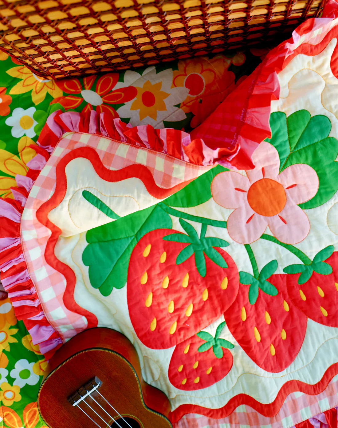 Strawberry DIY Quilt Kit