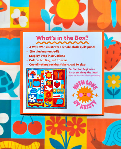 Garden Charms DIY Quilt Kit in Two Color Pallet Options