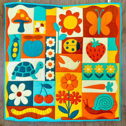 Garden Charms DIY Quilt Kit in Two Color Pallet Options