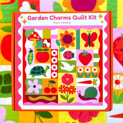 Garden Charms DIY Quilt Kit in Two Color Pallet Options