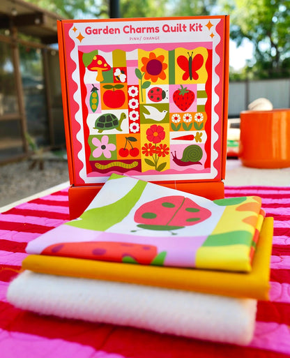 Garden Charms DIY Quilt Kit in Two Color Pallet Options