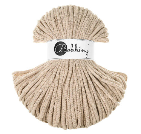 Bobbiny Premium - Cotton Macrame Cord (5mm) - 100m