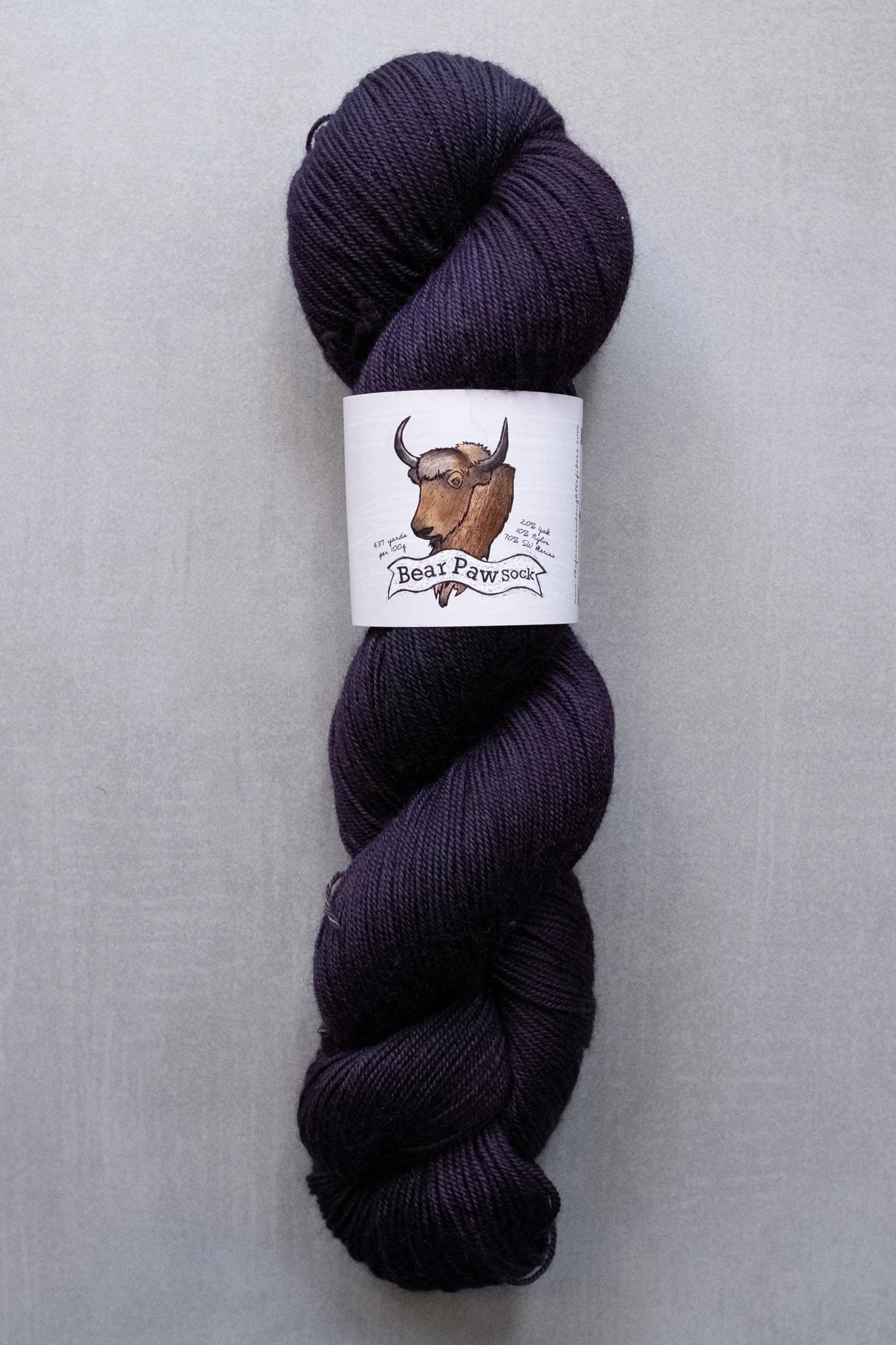 Bear Paw Sock - The Farmer's Daughter Fibers