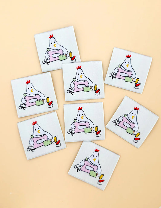 Hen Woven Labels