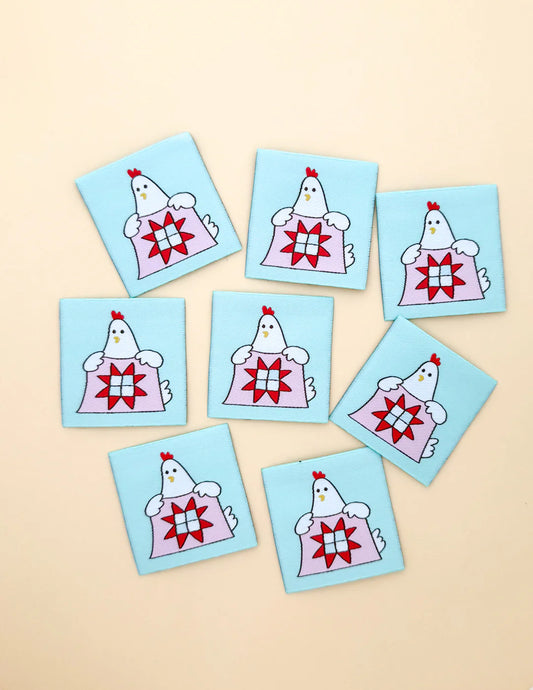 Hen Woven Labels