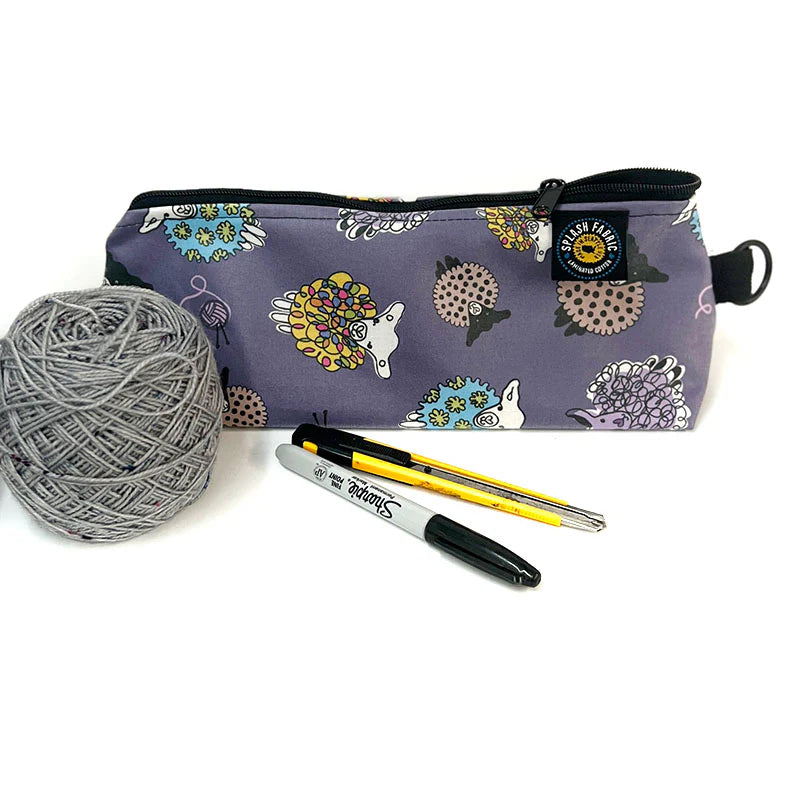 Splash Fabric: Stand Up Pouch in Plum Sheep