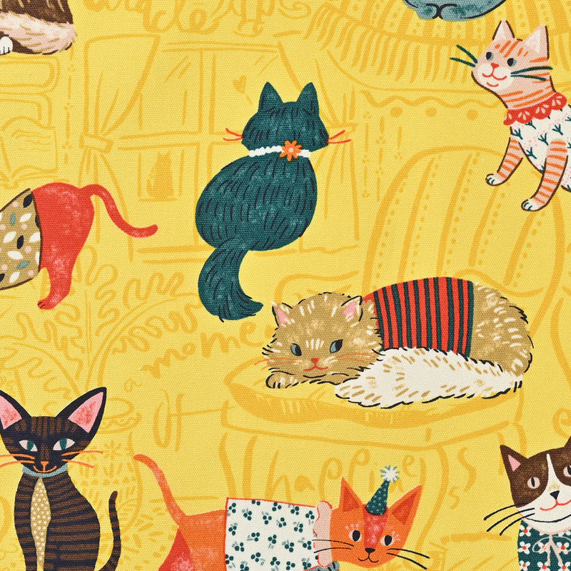 Powerful Animal: Cats in Yellow