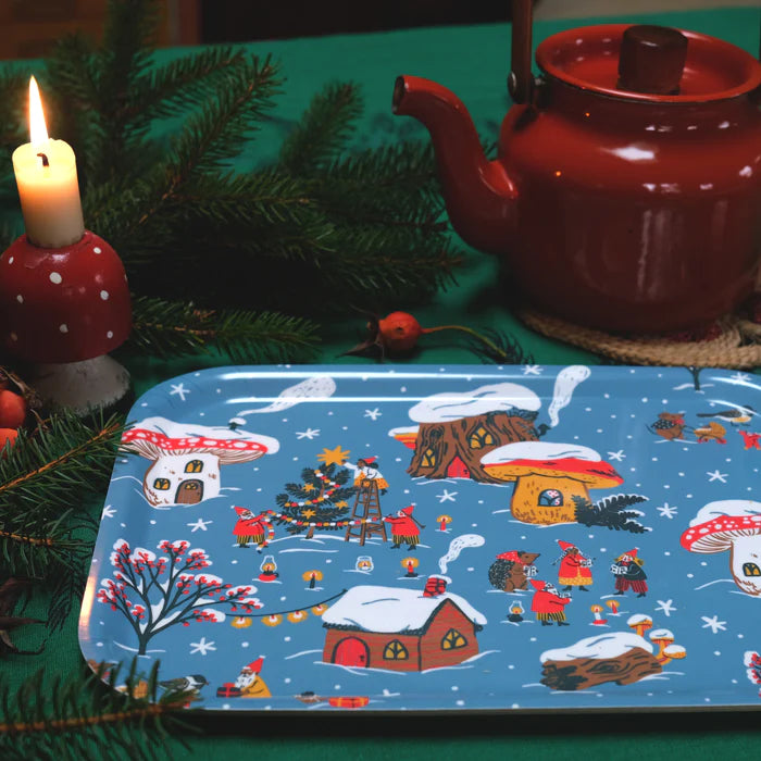 Yule Village Small Rectangle Tray