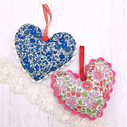 Liberty Tana Lawn Pre-Cut Fabric Hearts