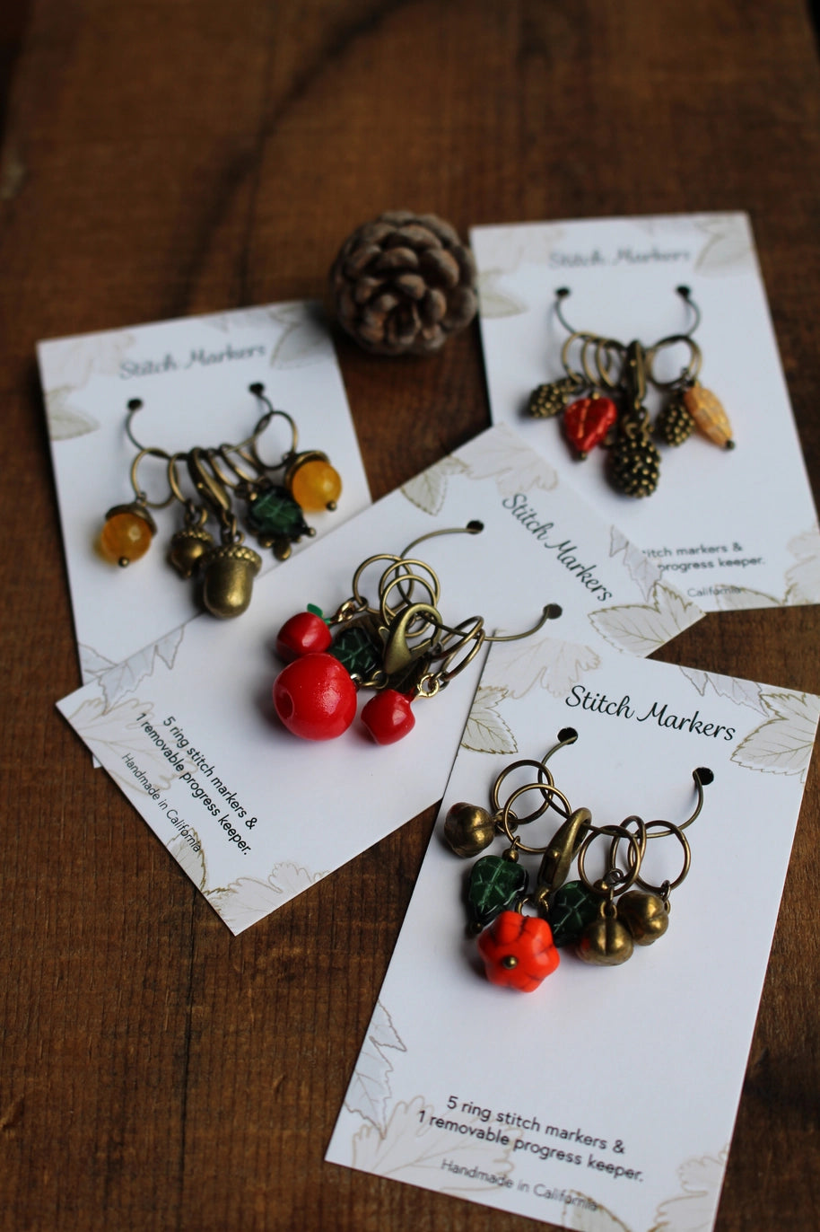 NNK Press - Autumn Harvest Stitch Marker Sets