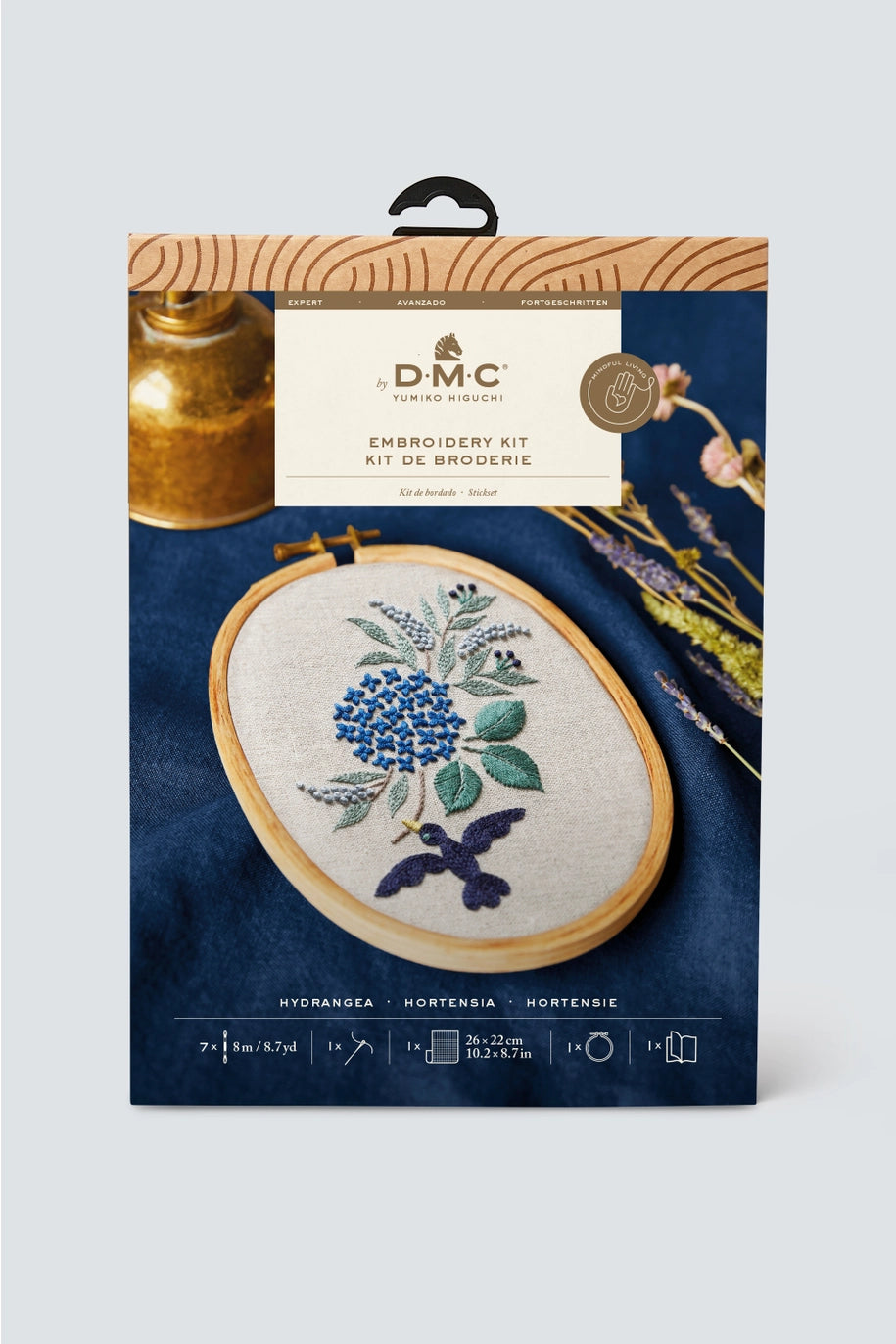 Designer Embroidery Kit: Hydrangea