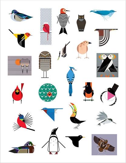 Charley Harper's Birds Sticker Book