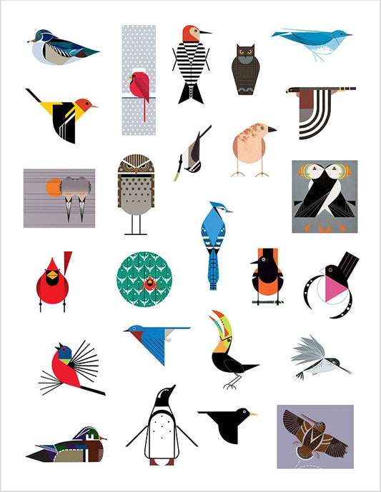 Charley Harper's Birds Sticker Book