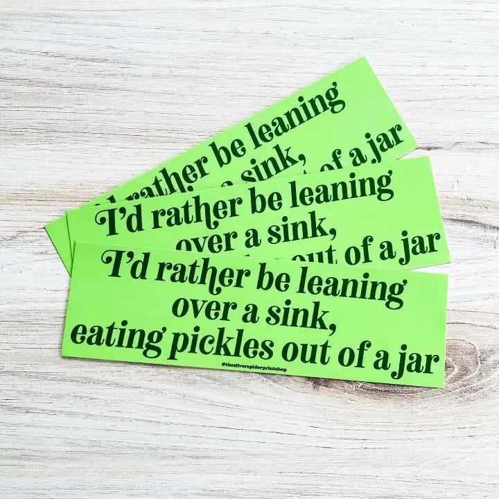 Pickles Bumper Sticker