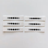 Intensely Distracted - Lunar Phases Cotton Luxe Labels