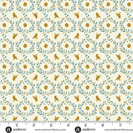 Oakleigh: Acorn and Crow in Cream