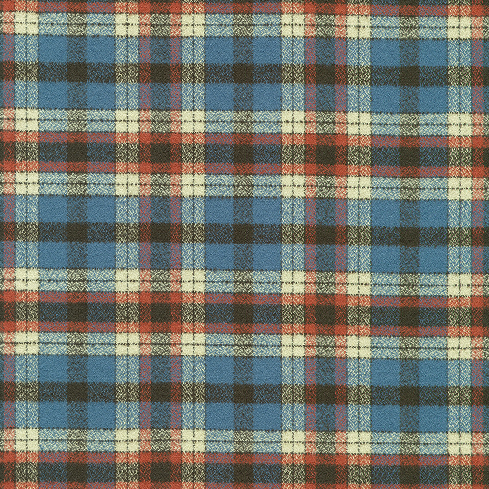 Mammoth Flannel: Americana Blue Plaid