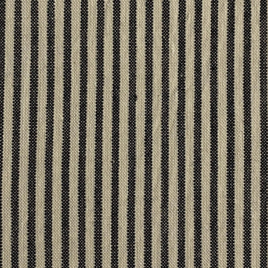 Diamond Textiles: American Vintage Stripes in Cream and Black