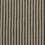 Diamond Textiles: American Vintage Stripes in Cream and Black