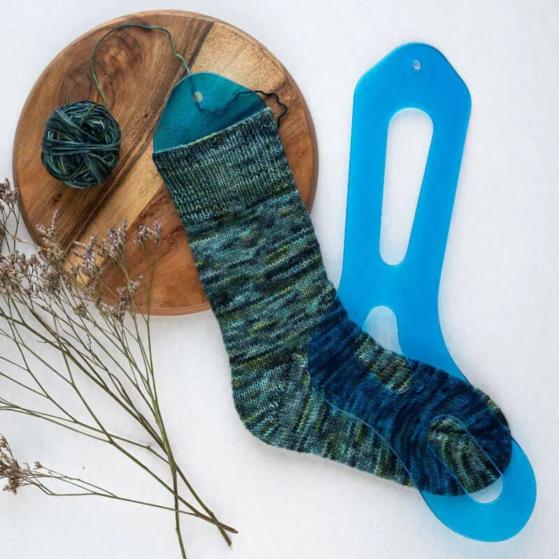 Aqua Acrylic Sock Blockers