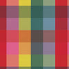 Picnic Wovens: Large Plaid in Rainbow