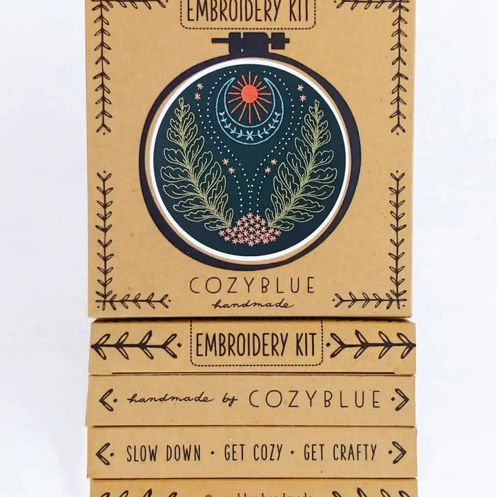 Blue Moon Embroidery Kit