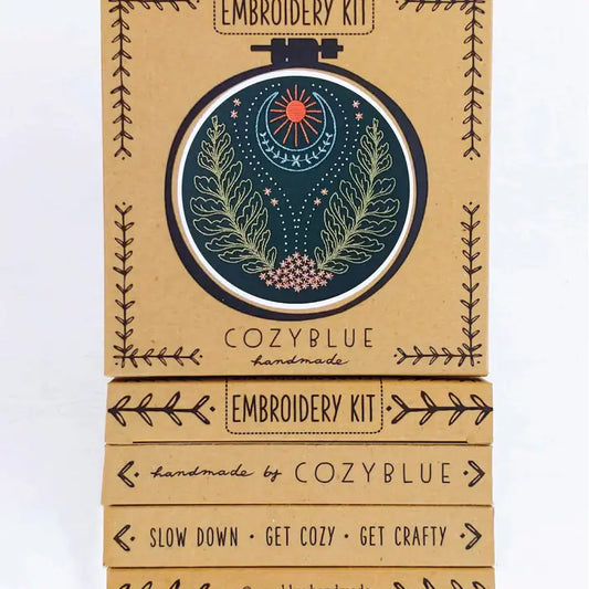 Blue Moon Embroidery Kit