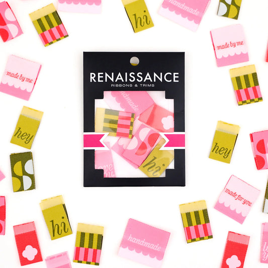 Renaissance Ribbons: Love Note Woven Label Pack (8pcs)